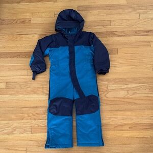 L.L. Bean Teal and Navy Snowsuit